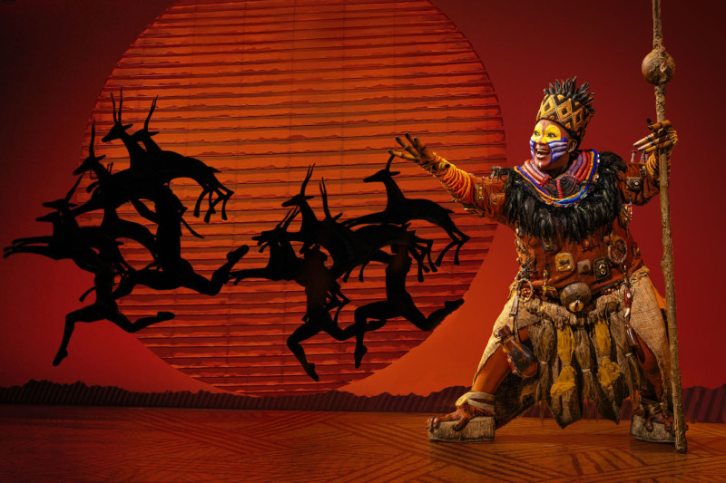 Zama Magudulela as Rafiki in the Toronto Production of THE LION KING. Photo Credit: Matthew Murphy ©Disney